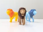 Mıknatıslı 3D Aslan Puzzle 3D Aslan Yapboz