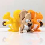 Mıknatıslı 3D Sincap Puzzle / 3D Sincap Yapboz