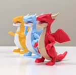 Mıknatıslı 3D Ejderha Puzzle / 3D Ejderha Yapboz - Görsel 2