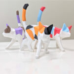 Mıknatıslı 3D Kedi Puzzle / 3D Kedi Yapboz