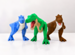 Mıknatıslı 3D T-Rex Puzzle / 3D T-Rex Yapboz
