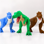 Mıknatıslı 3D T-Rex Puzzle / 3D T-Rex Yapboz
