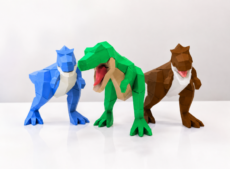 Mıknatıslı 3D T-Rex Puzzle 3D T-Rex Yapbozu (1) Mıknatıslı 3D T-Rex Puzzle / 3D T-Rex Yapboz - Görsel 1