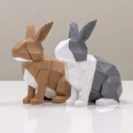 Mıknatıslı 3D Tavşan Puzzle / 3D Tavşan Yapboz