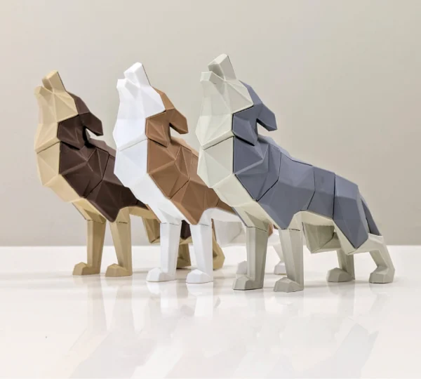 Mıknatıslı 3D Kurt Puzzle / 3D Kurt Yapboz