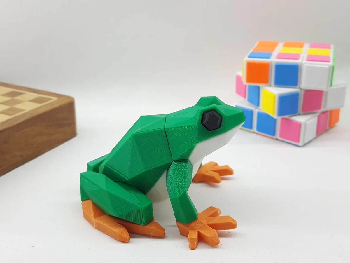Mıknatıslı 3D Kurbağa Puzzle / 3D Kurbağa Yapboz - Görsel 3