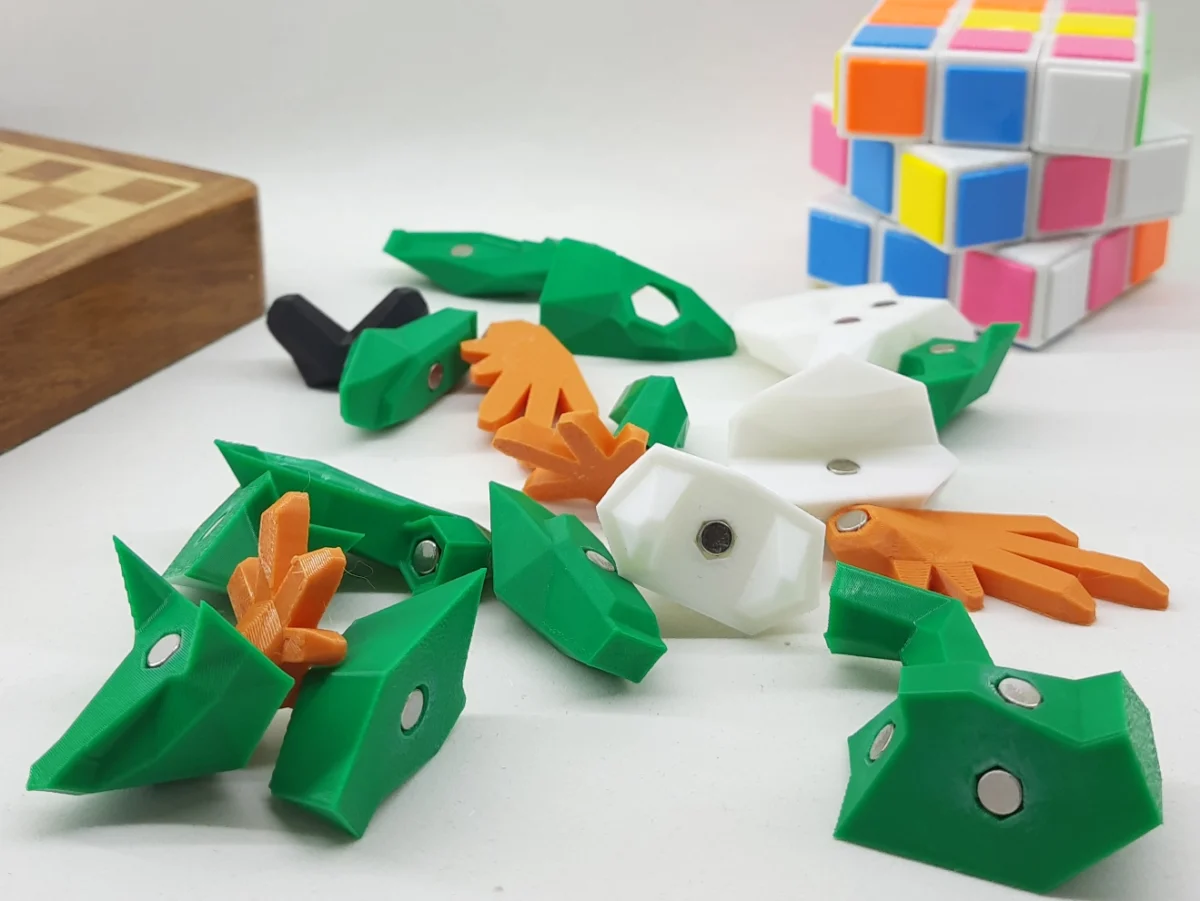 Mıknatıslı 3D Kurbağa Puzzle / 3D Kurbağa Yapboz - Görsel 2