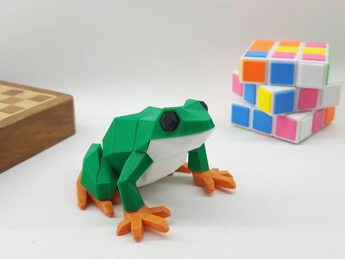 Mıknatıslı 3D Kurbağa Puzzle / 3D Kurbağa Yapboz - Görsel 1