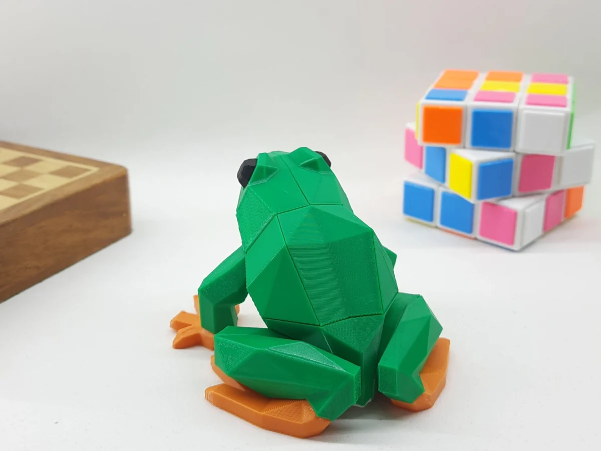 Mıknatıslı 3D Kurbağa Puzzle / 3D Kurbağa Yapboz - Görsel 8