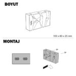 Fujfuj (Mini) Tırmanma Temalı Plastik Anahtar Askısı – Hem Fonksiyonel Hem Eğlenceli! - Görsel 3