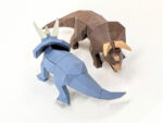 Mıknatıslı 3D Triceratops Puzzle / 3D Triceratops Yapboz - Görsel 2
