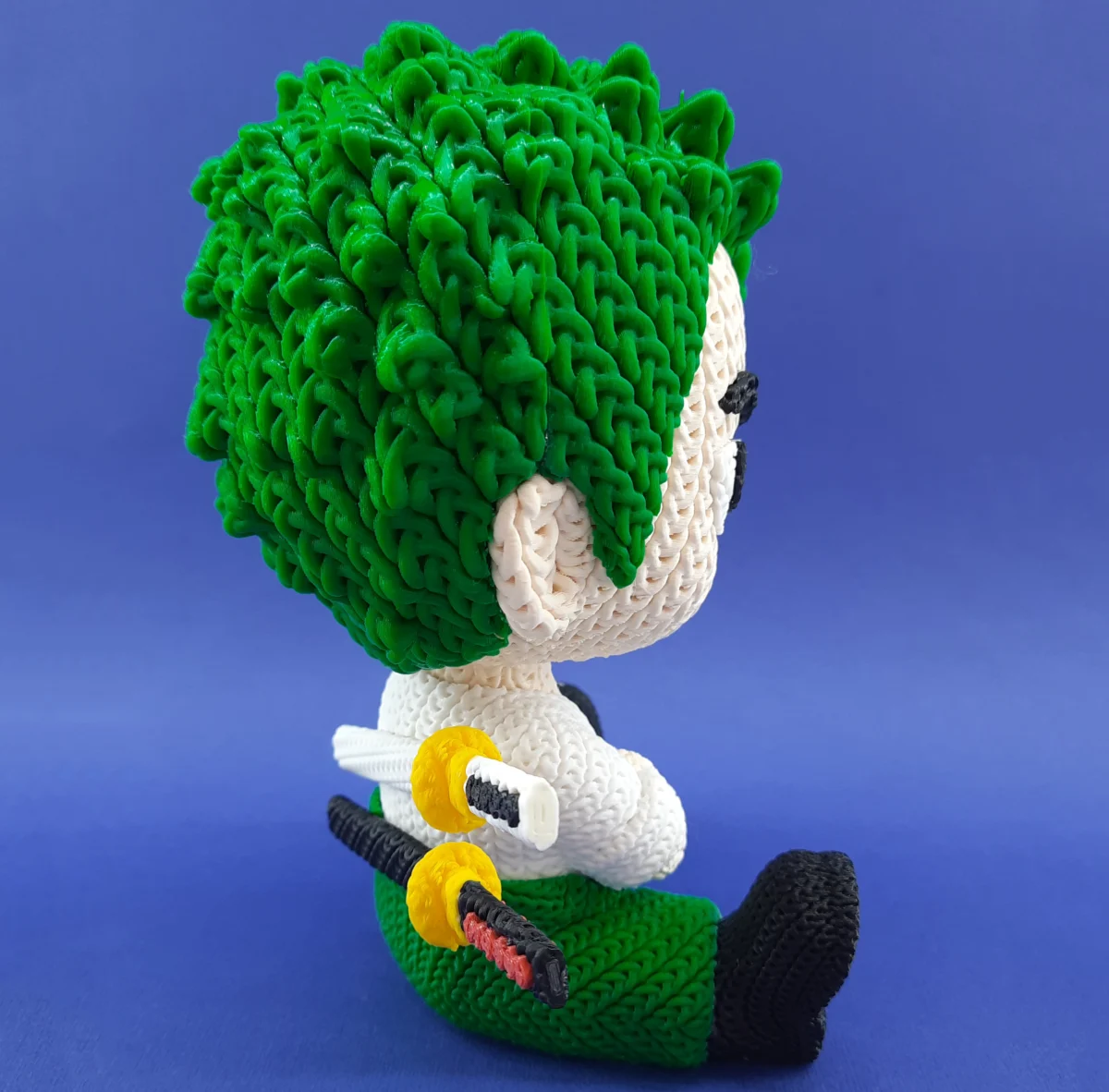 Örgü Görünümlü Zoro Figürü - Görsel 5