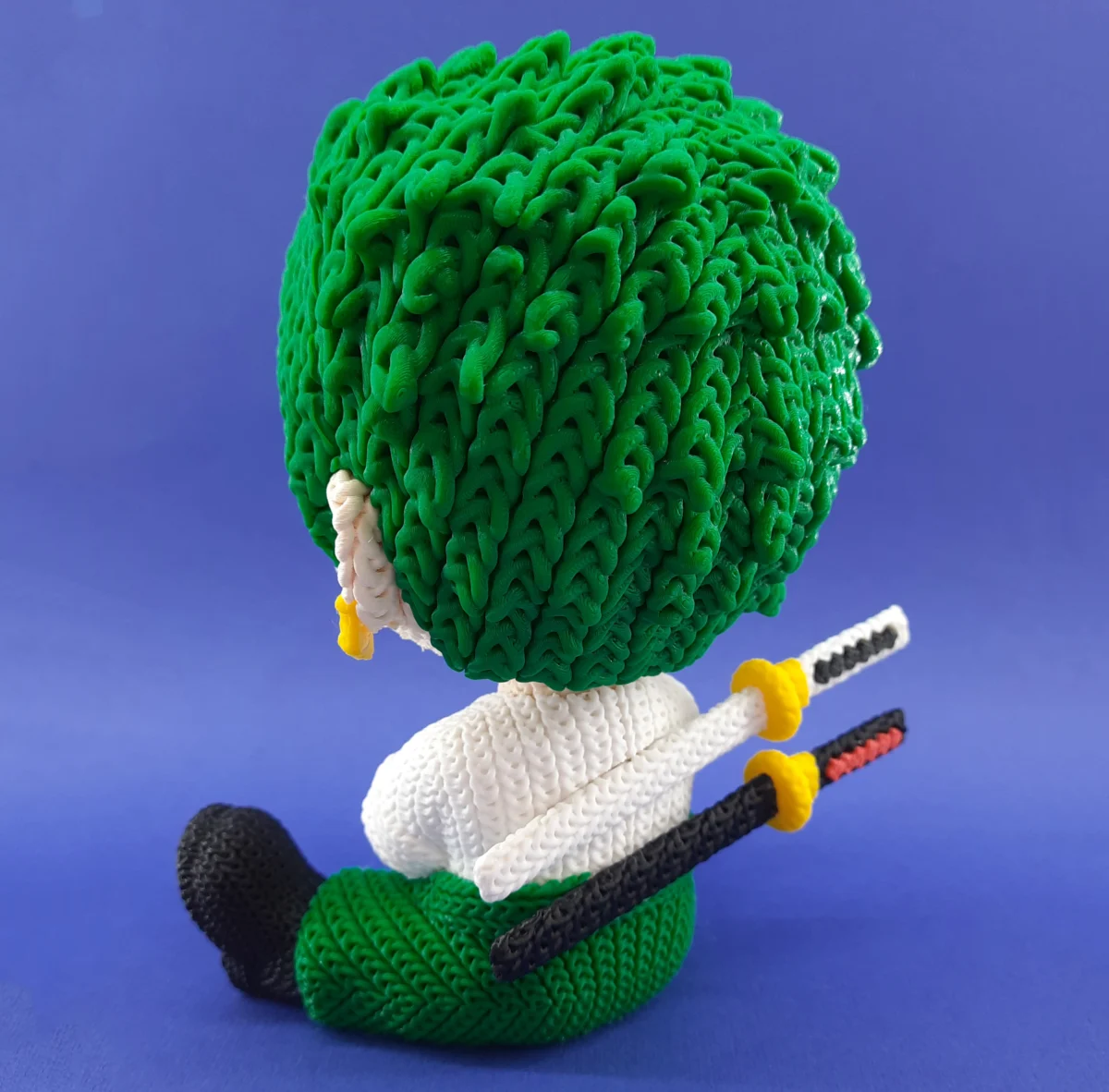 Örgü Görünümlü Zoro Figürü - Görsel 7