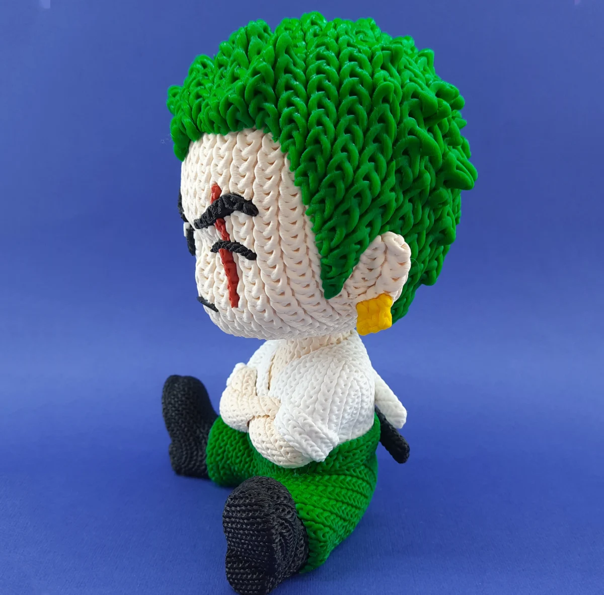 Örgü Görünümlü Zoro Figürü - Görsel 8