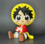 Örgü Görünümlü Luffy Figürü - Görsel 2