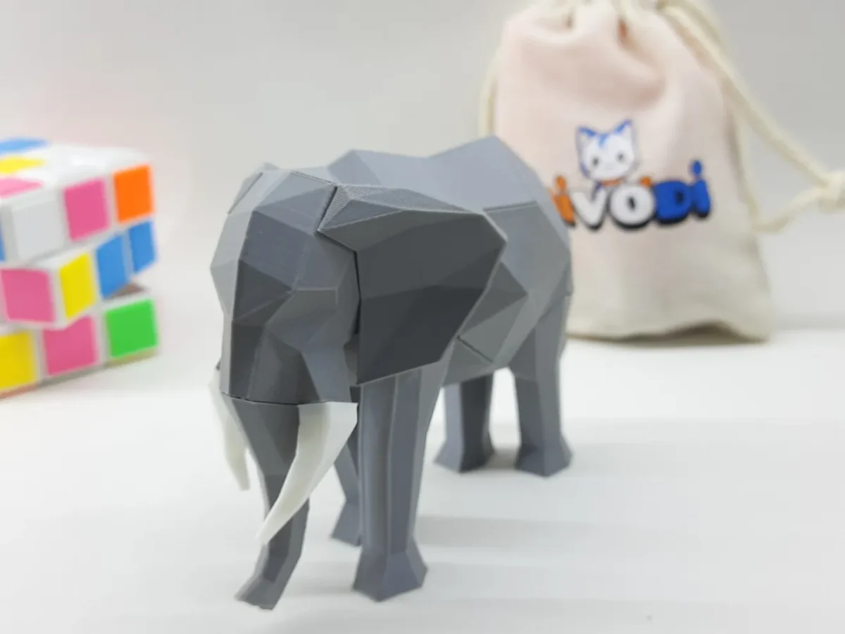 Mıknatıslı 3D Fil Puzzle / 3D Fil Yapboz - Görsel 7