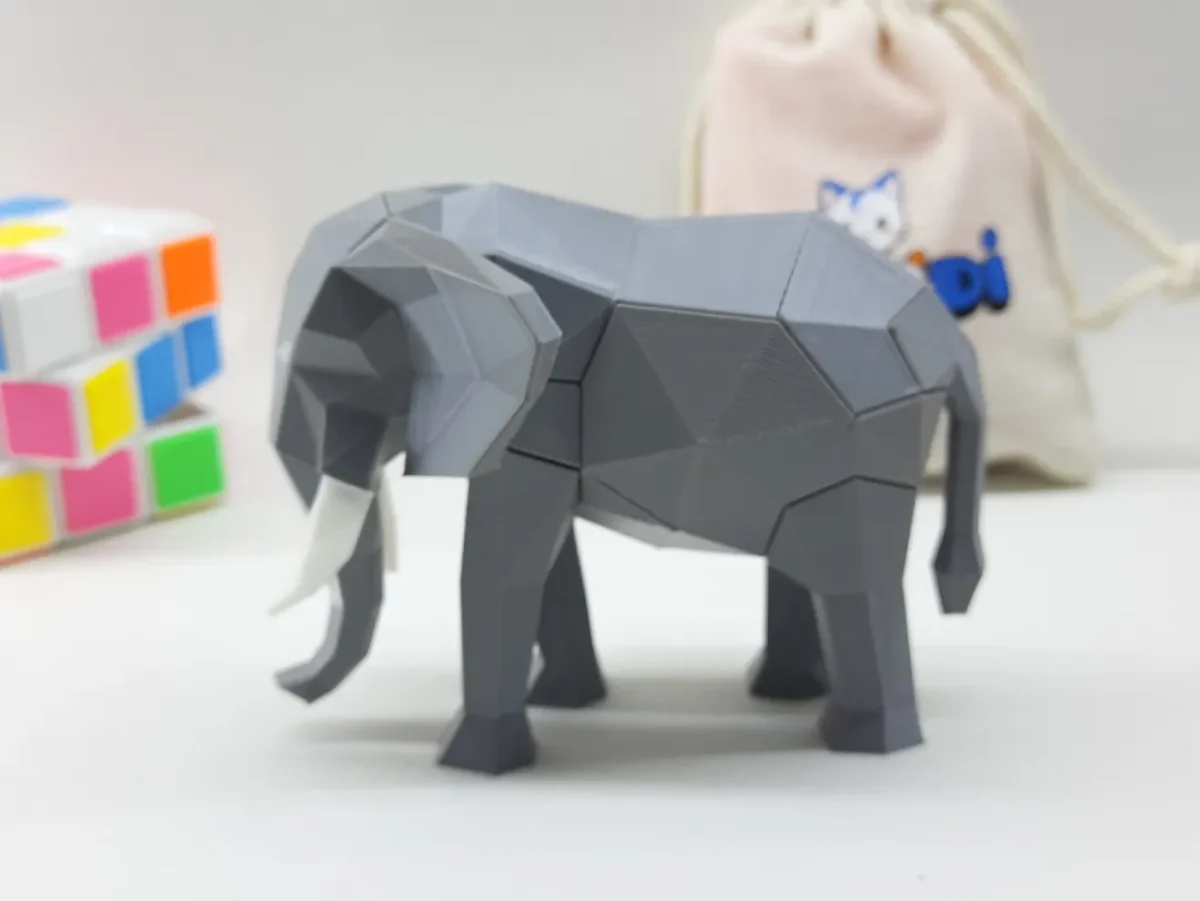 Mıknatıslı 3D Fil Puzzle / 3D Fil Yapboz - Görsel 6