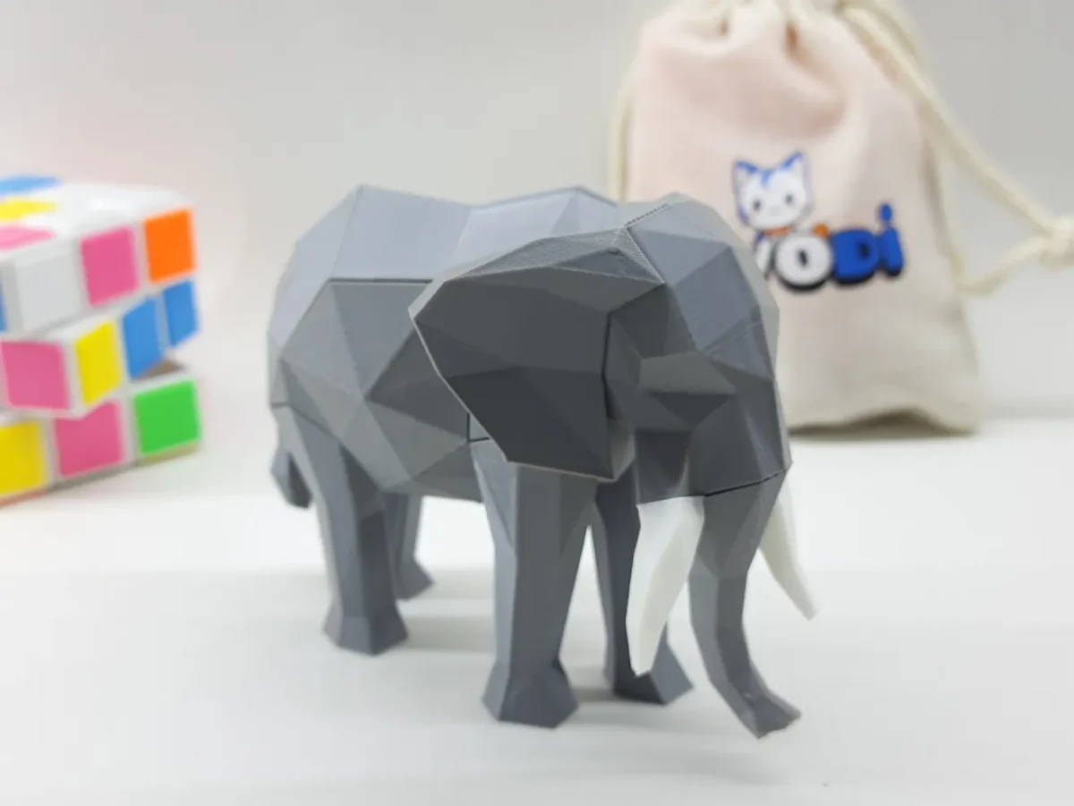 Mıknatıslı 3D Fil Puzzle / 3D Fil Yapboz - Görsel 3