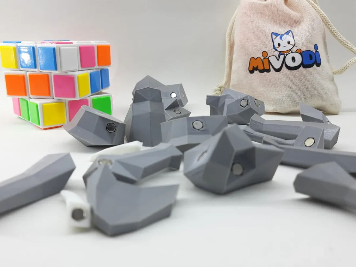 Mıknatıslı 3D Fil Puzzle / 3D Fil Yapboz - Görsel 2