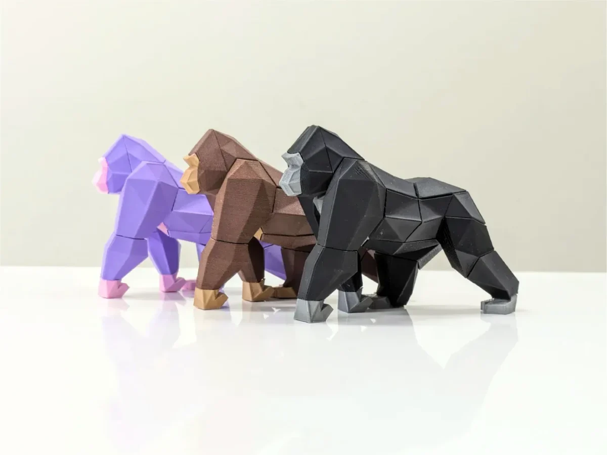 Mıknatıslı 3D Goril Puzzle / 3D Goril Yapboz - Görsel 4