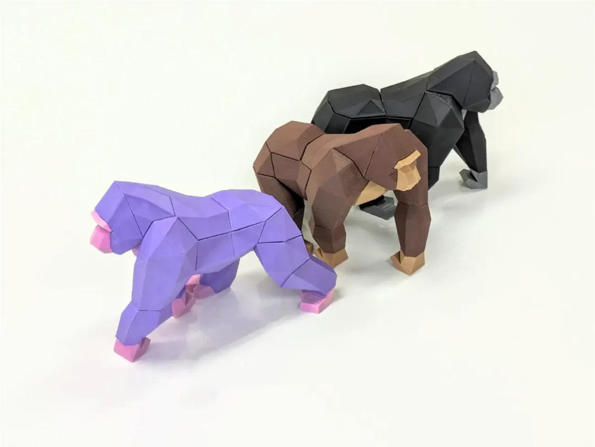 Mıknatıslı 3D Goril Puzzle / 3D Goril Yapboz - Görsel 3