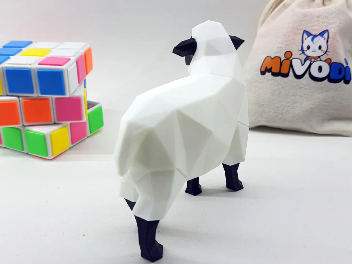 Mıknatıslı 3D Koyun Puzzle / 3D Koyun Yapboz - Görsel 4