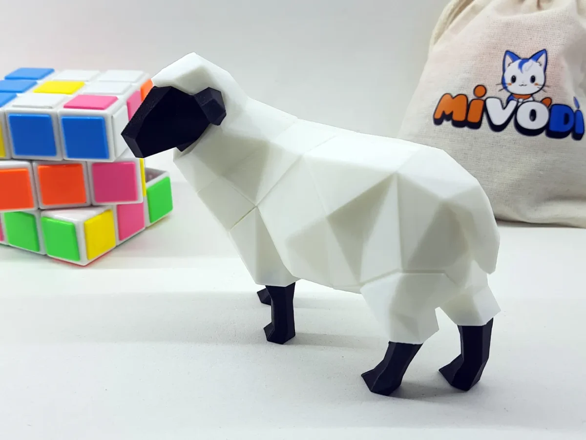 Mıknatıslı 3D Koyun Puzzle / 3D Koyun Yapboz - Görsel 3