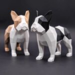 Mıknatıslı 3D Fransız Bulldog Puzzle / 3D Fransız Bulldog Yapboz